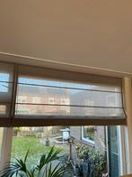 2 Mooie vouwgordijnen beige/lichtbruin, Huis en Inrichting, Stoffering | Gordijnen en Lamellen, 200 cm of meer, Beige, 150 tot 200 cm