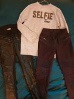 Coolcat set legging trui bikerbroek 140 152, Ophalen of Verzenden, Zo goed als nieuw, Meisje, Broek