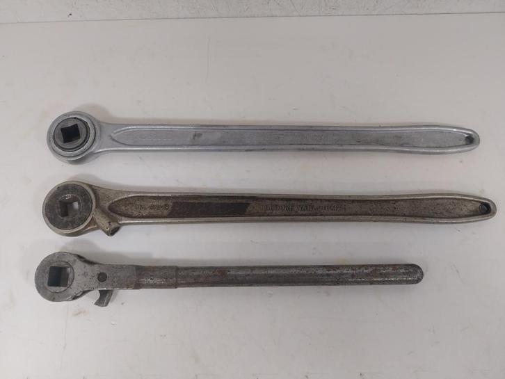 Diverse 3/4" Gedore doorsteekratels, ratels., Doe-het-zelf en Verbouw, Gereedschap | Handgereedschap, Gebruikt, Ophalen of Verzenden
