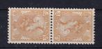 C27) 1899 3 cent Wilhelmina bontkraag tete beche maakwerk, Postzegels en Munten, Postzegels | Nederland, Ophalen of Verzenden