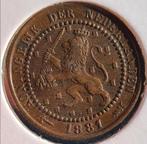 1 cent 1881, Ophalen of Verzenden, Koning Willem III, 1 cent, Losse munt