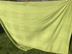 Groot sprei / bedsprei in retro groen! 240 x 260 cm!, Huis en Inrichting, Groen, Gebruikt, Ophalen of Verzenden