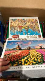 King puzzels 1000 comic paris Zaanse Schans, Ophalen of Verzenden, Gebruikt