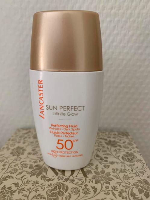 Lancaster Sun Perfect Infinite Glow SPF 50, Sieraden, Tassen en Uiterlijk, Uiterlijk | Gezichtsverzorging, Gehele gezicht, Ophalen of Verzenden