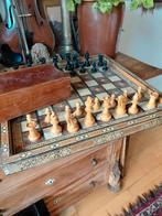Antieke schaakstukken Staunton koning 7 cm, Hobby en Vrije tijd, Ophalen of Verzenden
