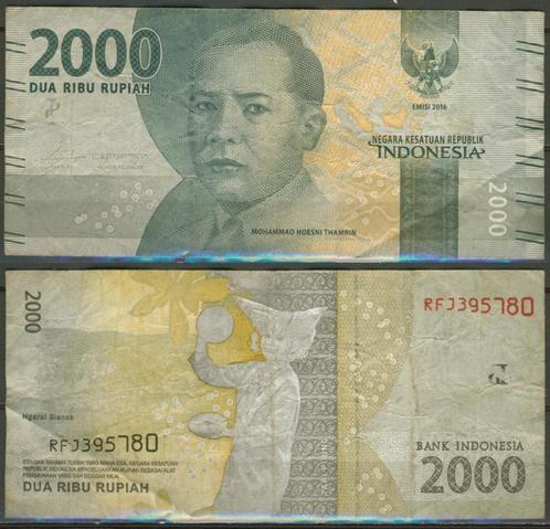 Indonesië Indonesia 2000 Rupiah 2016  Biljet r-7 jdu, Postzegels en Munten, Bankbiljetten | Azië, Los biljet, Zuidoost-Azië, Ophalen of Verzenden