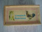 houten Livestock domino dieren, Ophalen of Verzenden, Gebruikt