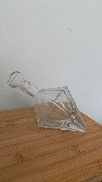 Vintage parfum flesje antiek glas retro vanity tafel glass beschikbaar voor biedingen