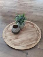 Dienblad hout ZUSSS, Huis en Inrichting, Ophalen, Zo goed als nieuw, Rond, Hout