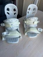 Crazy Creek A5 witte snowboard bindingen maat M, Ophalen, Gebruikt, Bindingen