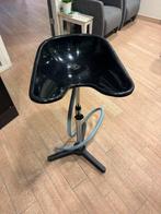 Mobiele kappers wasbak, Ophalen, Kunststof, Met voetsteun, 60 tot 90 cm