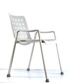 Vitra Landi Chair - tuinstoel - eetkamerstoel, Vijf, Zes of meer stoelen, Gebruikt, Metaal, Industrial design by  Hans Coray