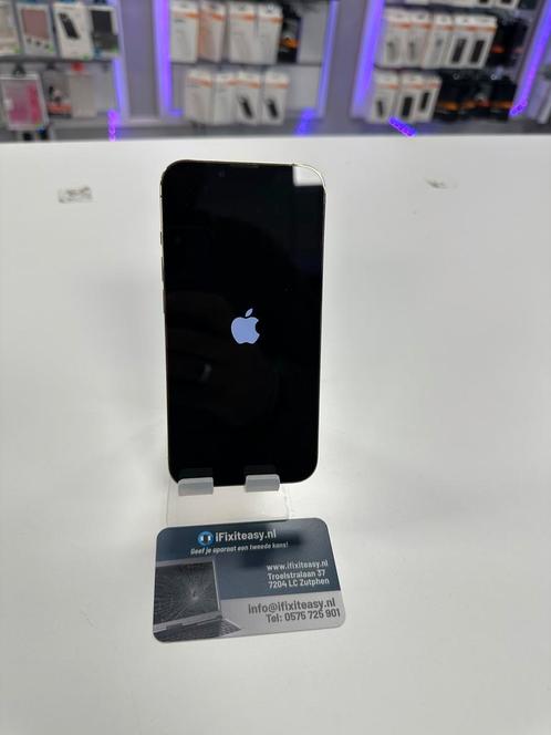 iPhone 13 Pro 128GB Goud! Scherm krasvrij! Met garantie!, Telecommunicatie, Mobiele telefoons | Batterijen en Accu's, Nieuw, Apple iPhone