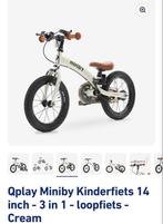 Miniby Kinderfiets 3 in 1 -  14 inch - Zo goed als nieuw!, Ophalen, Zo goed als nieuw, 14 inch of minder, Handrem