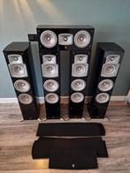 Yamaha NS-555 & NS-444 Speakers, Zo goed als nieuw, 120 watt of meer, Front, Rear of Stereo speakers, Ophalen