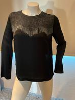 Sandro blouse maat 2. M. Met kralen, Maat 38/40 (M), Verzenden, ., Zwart