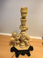 Antieke Lamp met Cherubijntjes - A. Santini Signatuur, Antiek en Kunst, Ophalen of Verzenden