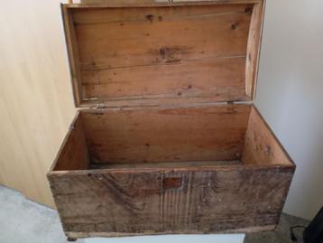 Oude houten sierkist