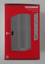 Telefunken aluminium LED buitenlamp met schemersensor, Licht-donker-sensor, Minder dan 50 watt, Wandlamp, Aluminium