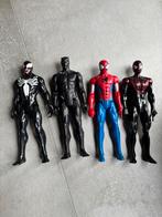 Marvel Poppen 30cm: Spider-Man, Black Panther, Venom, Ophalen of Verzenden, Gebruikt