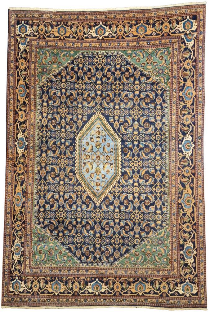 Groot Perzisch Tapijt Ardebil 320x220 wollen vloerkleed hand, Huis en Inrichting, Stoffering | Tapijten en Kleden, Zo goed als nieuw