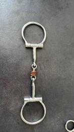 Stainless Steel Snaffle dubbel gebroken 14,5 cm, Ophalen of Verzenden, Gebruikt, Western
