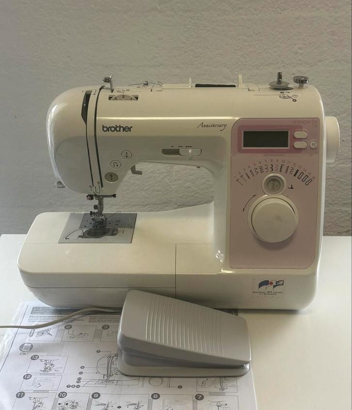 Brother Innov-is 10 Naaimachine, Hobby en Vrije tijd, Naaimachines en Toebehoren, Gebruikt, Naaimachine, Brother, Ophalen of Verzenden