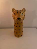 Luipaard vaas deco, Ophalen, Overige kleuren, Minder dan 50 cm, Glas