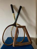 Decoratie - vintage tennisrackets - jaren’70, Ophalen, Gebruikt, Racket, Dunlop
