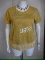 NIEUW pracht geel shirt merk DNY maat 44, Verzenden, Geel, Maat 42/44 (L), Nieuw