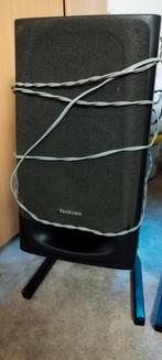 Technics Boxen met Standaarden en Kabel, Gebruikt, Minder dan 60 watt, Front, Rear of Stereo speakers, Ophalen