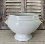 Franse witte uiensoep terrine leeuwenkopjes Tradition CNP, Antiek en Kunst, Ophalen of Verzenden