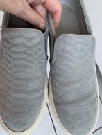 Manfield licht grijze nubuck/suede instappers Mt 41/41.5, Verzenden, Instappers, Zo goed als nieuw, Grijs