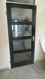 2 uit dezelfde serie opdek  deuren 1 glas en 1 paneel, Doe-het-zelf en Verbouw, Ophalen, Gebruikt, Binnendeur, Glas