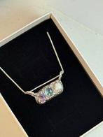 Zilveren Ketting Edelstenen - Handgemaakt, Ophalen of Verzenden, Nieuw, Zilver, Met edelsteen