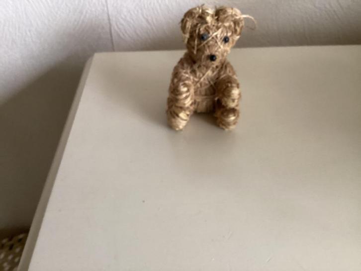 NIEUW beertje van stro, hanger  decoratie, Diversen, Kerst, Nieuw, Ophalen of Verzenden