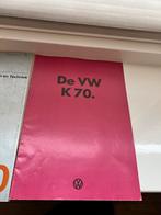 VW K70 Folder - Argumenten en Techniek, Ophalen of Verzenden