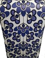 prachtig vintage retro look behang paars / blauw, Ophalen of Verzenden, Minder dan 10 m², Paars
