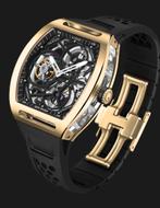 Origineel Zeroo T4 Tourbillon Skeleton Limited GOUD JAPAN RM, Staal, Breitling, Polshorloge, Kunststof