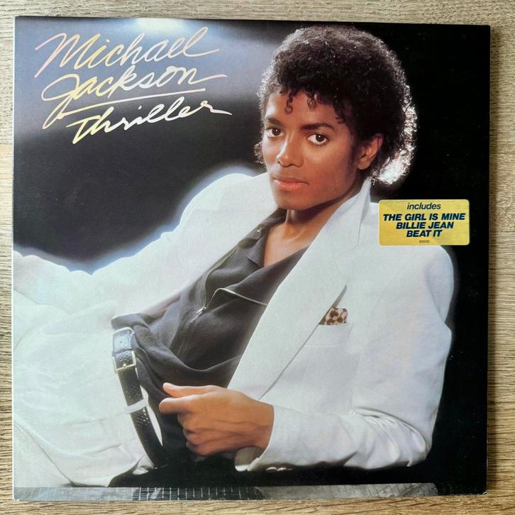 Michael Jackson Thriller LP Vinyl 1982 Rock Funk Soul R&B, Cd's en Dvd's, Vinyl | Pop, Zo goed als nieuw, 1980 tot 2000, 12 inch