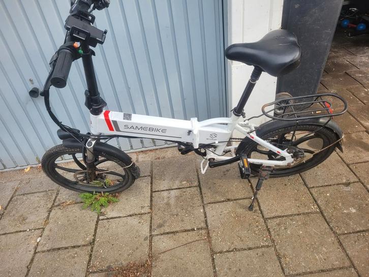 electrische vouwfiets 7 Versnellingen, Fietsen en Brommers, Fietsen | Vouwfietsen, Gebruikt, Overige merken, 18 tot 20 inch, Deels opvouwbaar