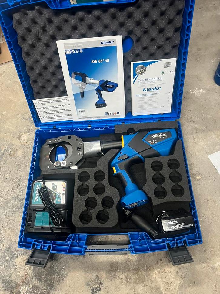Klauke ESG85CFM Accu Kabelschaar Nieuw, Doe-het-zelf en Verbouw, Gereedschap | Handgereedschap, Nieuw, Ophalen of Verzenden