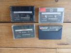 Set van 4 gebruikte cassettebandjes 60 minuten, Gebruikt, 2 t/m 25 bandjes, Overige genres, Ophalen of Verzenden
