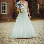 Mooie witte trouwjurk maat 38 met hoepel, Kleding | Dames, Ophalen of Verzenden, Gedragen, Wit, Trouwjurk