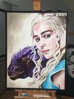 Daenerys Targaryen (zelfgemaakt) schilderij, Antiek en Kunst, Kunst | Schilderijen | Modern, Ophalen