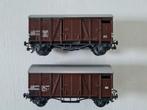 2 Liliput H0 OBB gesloten goederenwagons