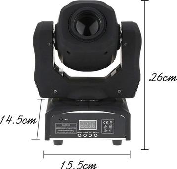 2xLED Moving Heads 90W – Compacte lichteffecten, ZGAN! beschikbaar voor biedingen