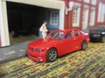 BMW E36 3-Serie AC Schnitzer - Herpa rood, Hobby en Vrije tijd, Modelauto's | 1:87, Ophalen of Verzenden, Zo goed als nieuw, Auto