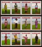 Suriname 1514/25 postfris Klederdrachten 2008, Ophalen of Verzenden, Postfris