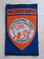 Defensie en Kmar VN Verenigde Naties Sinaï missie embleem, Ophalen of Verzenden, Landmacht, Nederland, Embleem of Badge